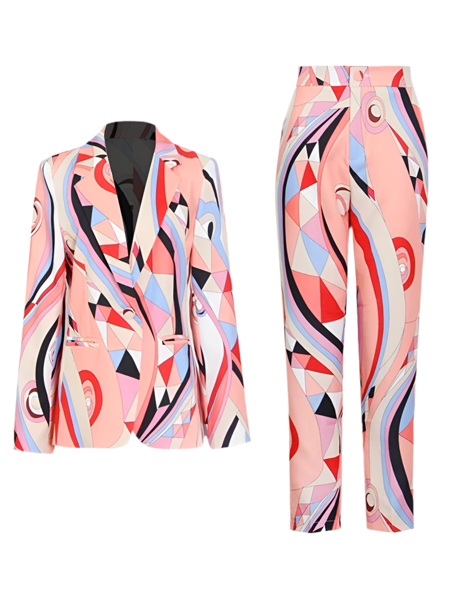 The Kaleidoscope Pant Set from the Everyday Luxe at Lavishly Me