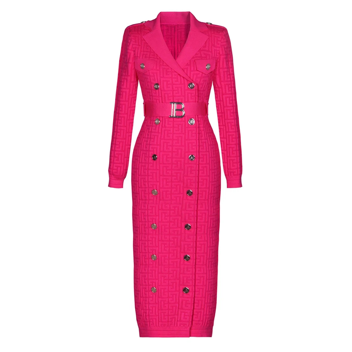The Beaumont Double-Breasted Longline Dress from the Lavishly Me Edit at Lavishly Me