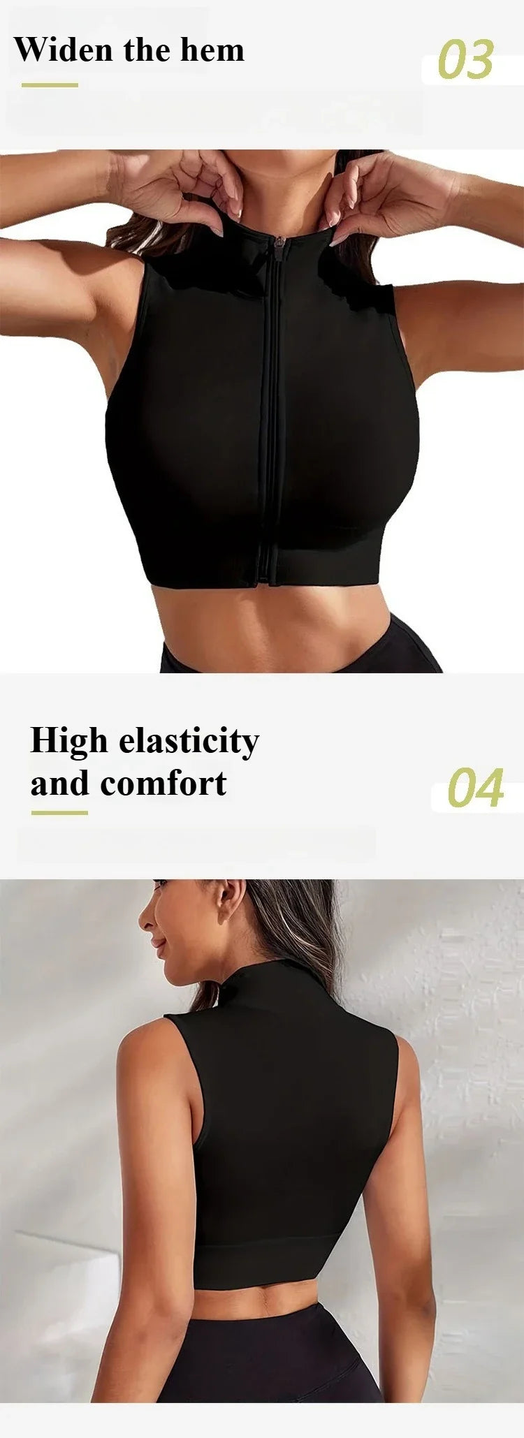 The Luxe Motion Zip Tank from the Lavishly Me Edit at Lavishly Me