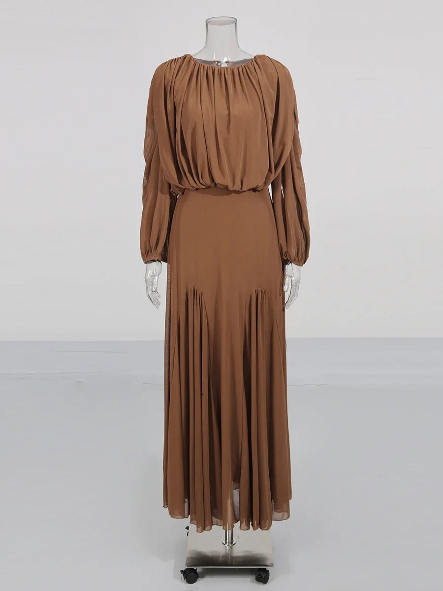 The Aurelia Draped Midi Dress from the Lavishly Me Edit at Lavishly Me