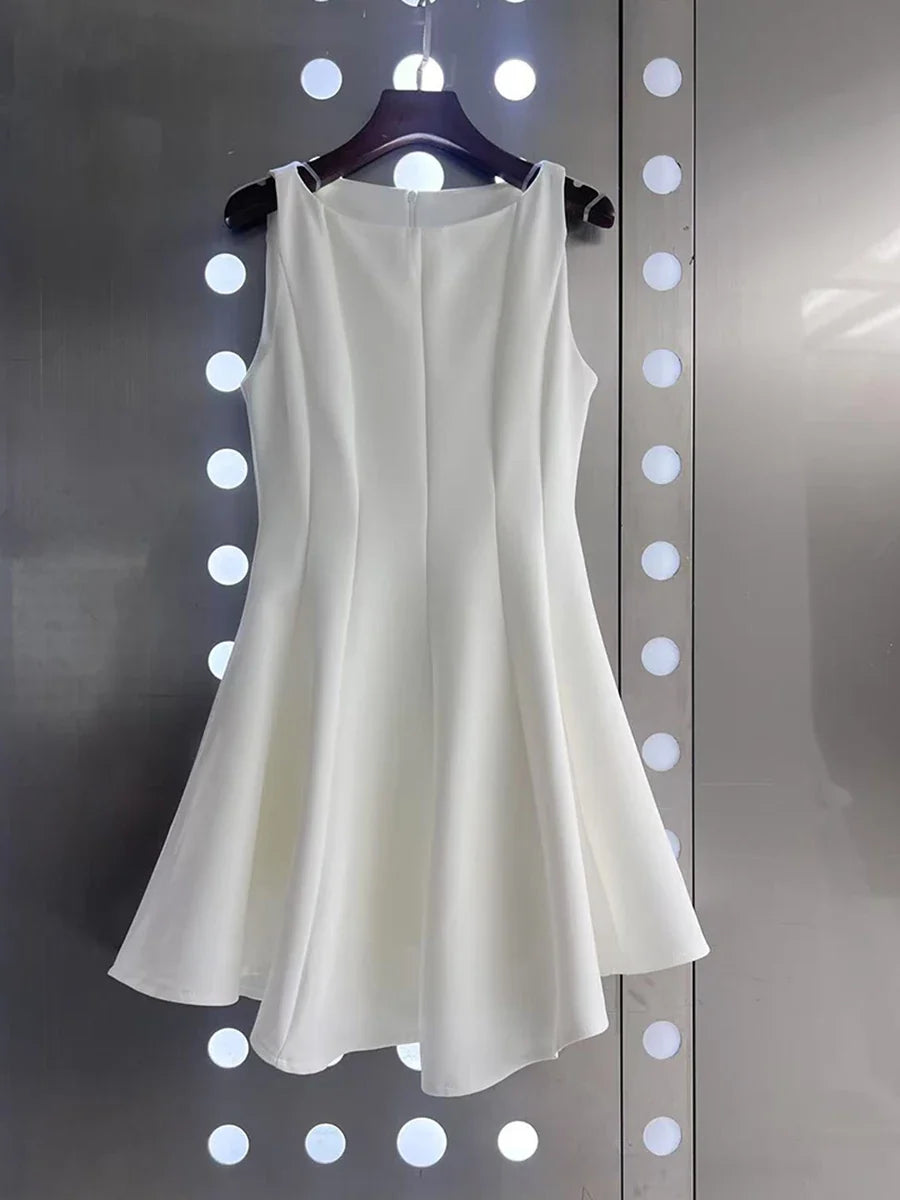 The Camille O-Neck Mini Dress from the After Dark at Lavishly Me