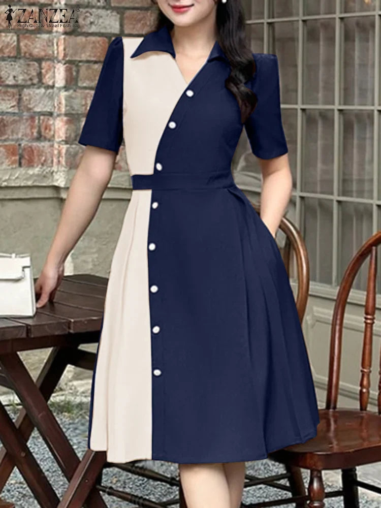 The Riviera Pleated Shirt Dress from the Lavishly Me Edit at Lavishly Me