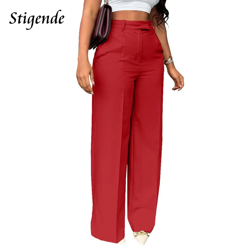 The Sterling Wide-Leg Dress Trousers from the Boss Energy at Lavishly Me
