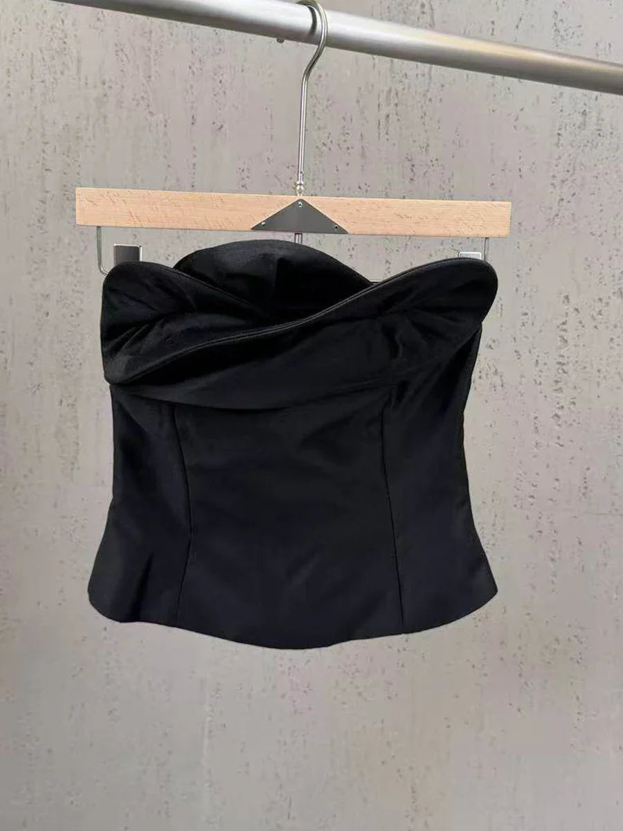 The Noir Petal Corset