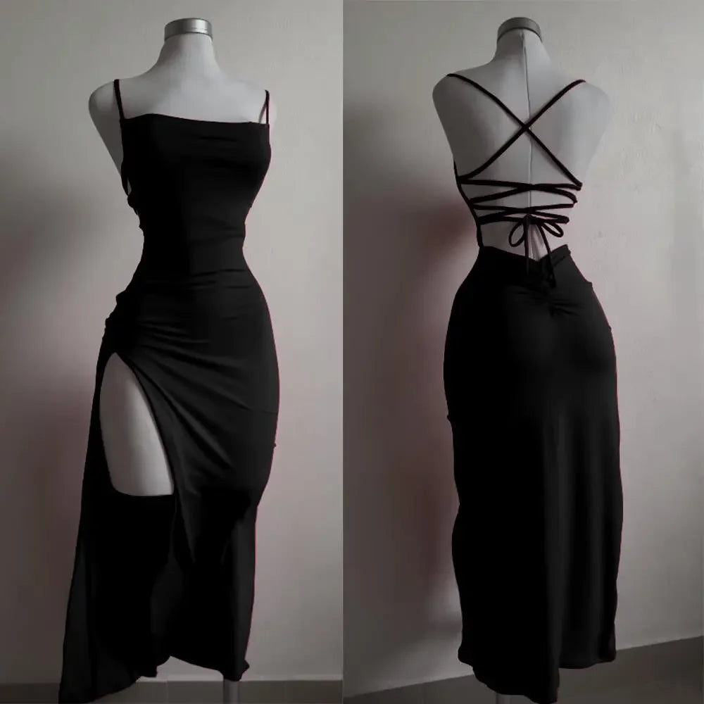The Ibiza Halter Bodycon Mini Dress from the After Dark at Lavishly Me