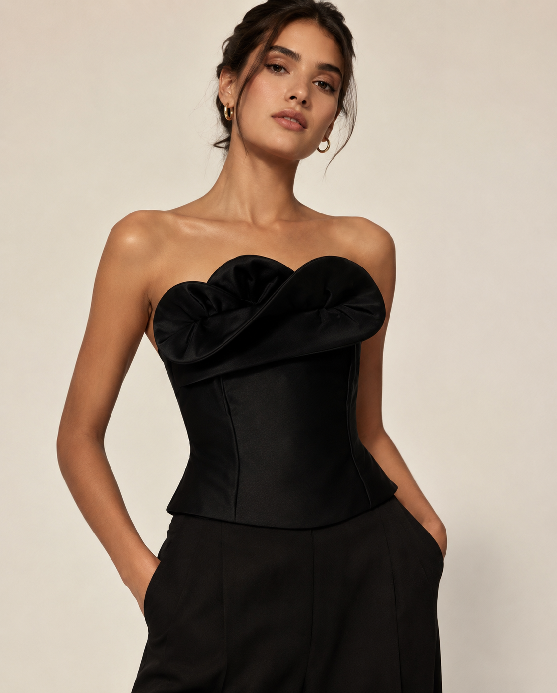 The Noir Petal Corset by Lavishly Me