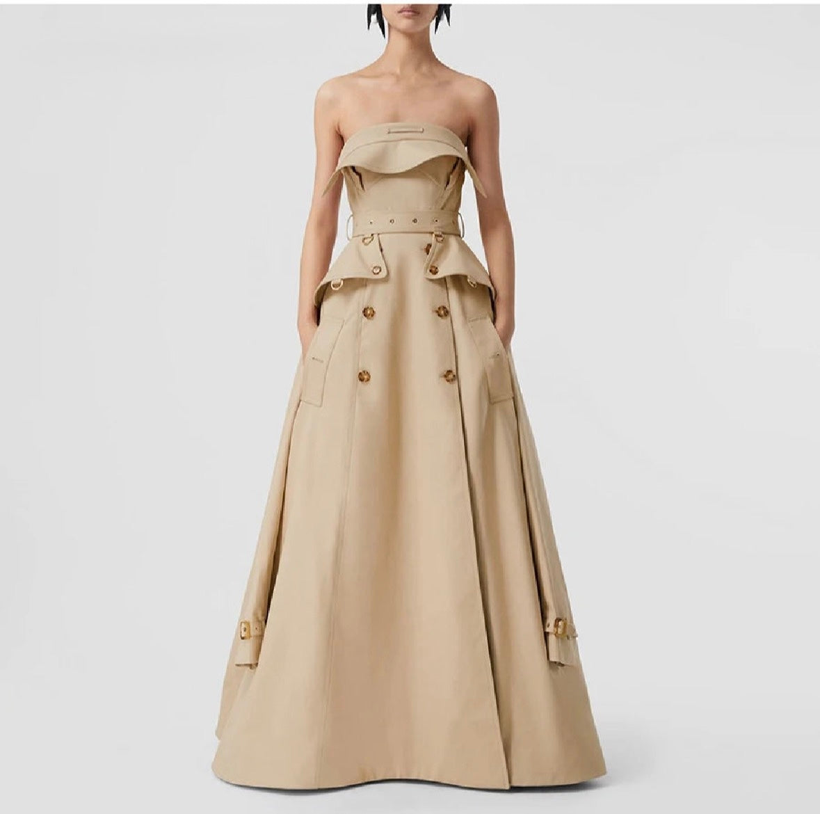 The Belmont Strapless Midi Dress from the Lavishly Me Edit at Lavishly Me