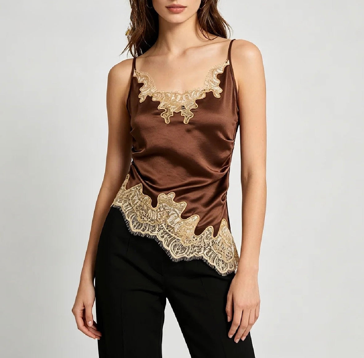The Champagne Lace Cami from the Soft & Sophisticated at Lavishly Me