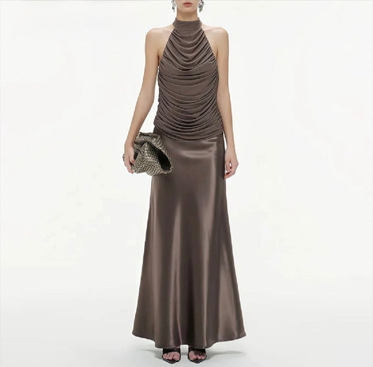 The Celeste Backless Gown
