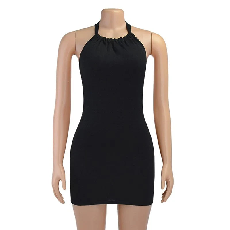 The Noir Halo Mini Dress from the After Dark at Lavishly Me