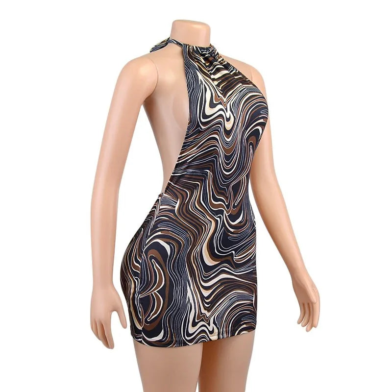 The Noir Halo Mini Dress from the After Dark at Lavishly Me
