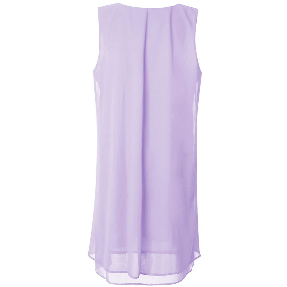 The Florence Chiffon Layered Dress Set from the Soft & Sophisticated at Lavishly Me