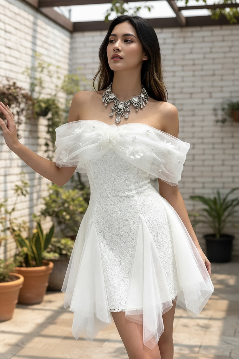 The Ivory Romance Dress 2 from the Lavishly Me Edit at Lavishly Me