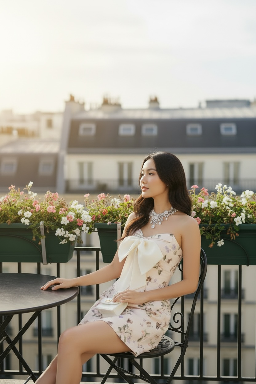 The Capri Bloom Dress