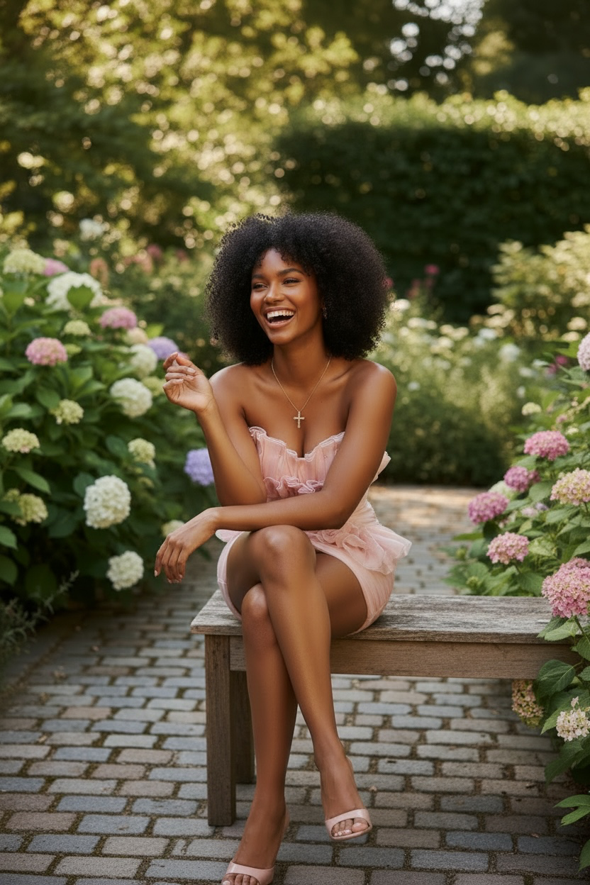 The Rosé Ruffle Mini Dress