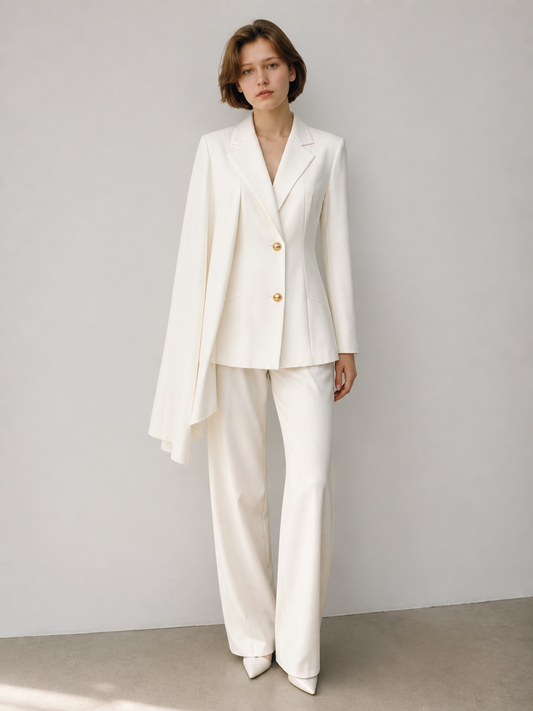 The Alabaster Cape Skirt Set from the Everyday Luxe at Lavishly Me