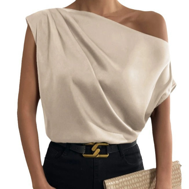 The Amélie Off-Shoulder Satin Top from the Lavishly Me Edit at Lavishly Me