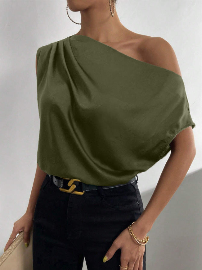The Amélie Off-Shoulder Satin Top from the Lavishly Me Edit at Lavishly Me