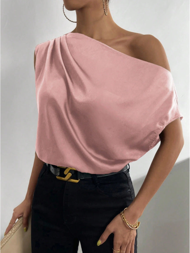 The Amélie Off-Shoulder Satin Top from the Lavishly Me Edit at Lavishly Me