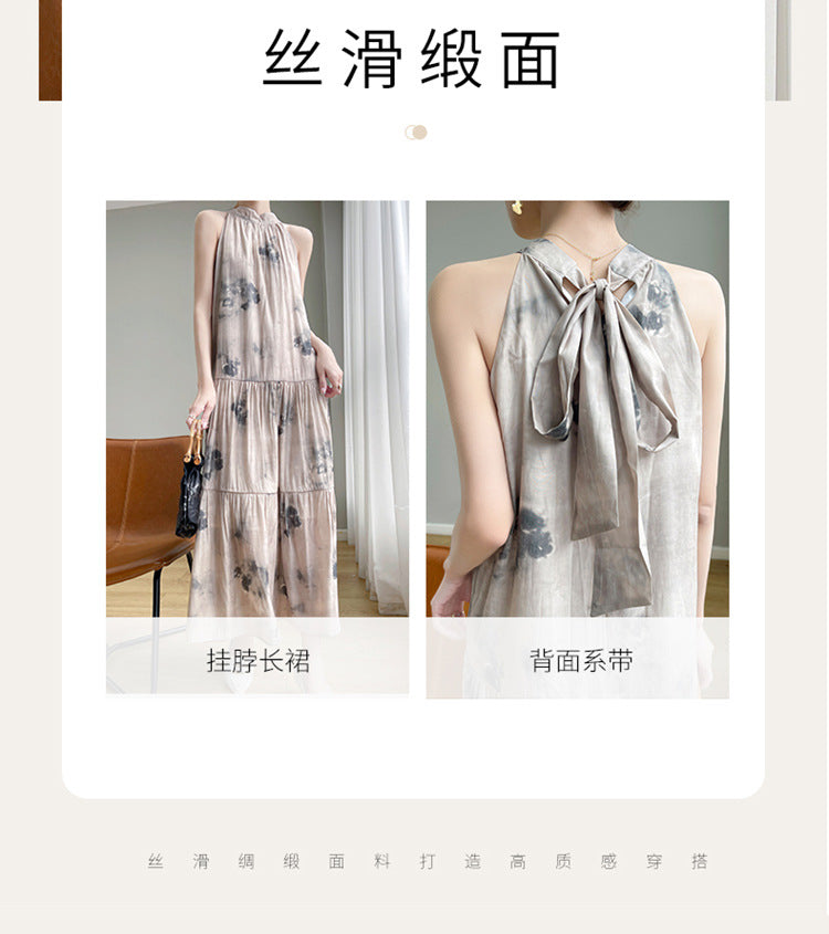 The Selene Silk Halter Dress from the Lavishly Me Edit at Lavishly Me