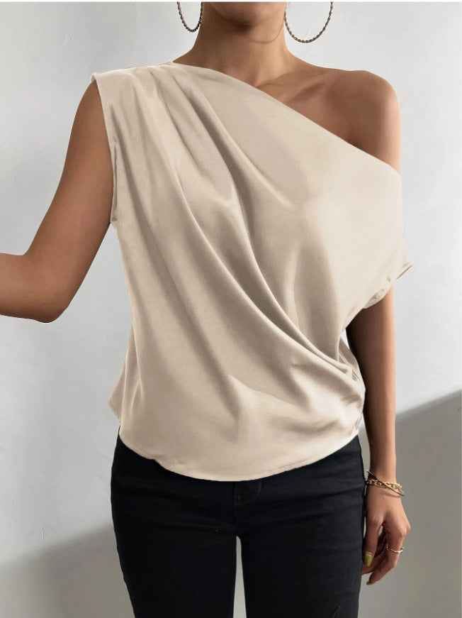 The Amélie Off-Shoulder Satin Top from the Lavishly Me Edit at Lavishly Me