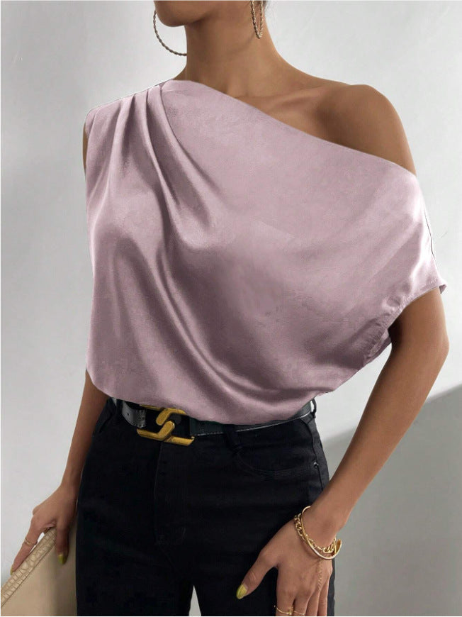 The Amélie Off-Shoulder Satin Top from the Lavishly Me Edit at Lavishly Me