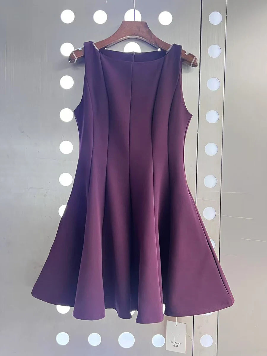 The Camille O-Neck Mini Dress from the After Dark at Lavishly Me
