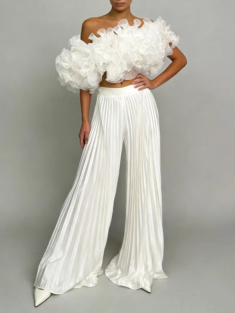 The Portofino Asymmetrical Pant Set from the Everyday Luxe at Lavishly Me