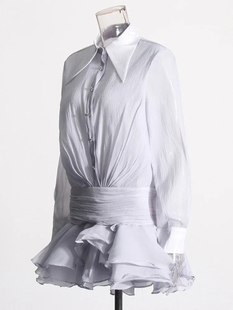 The Kensington Ruffle Dress from the Soft & Sophisticated at Lavishly Me