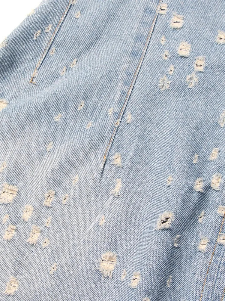 The Marlowe Cutout Denim Dress