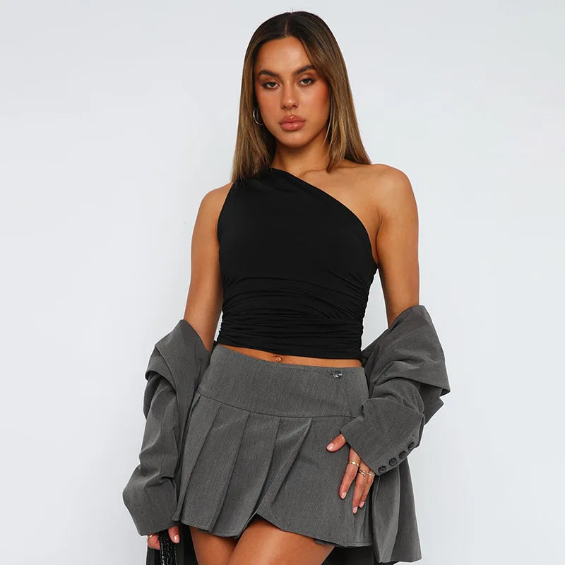 The Sienna One-Shoulder Tank from the Lavishly Me Edit at Lavishly Me