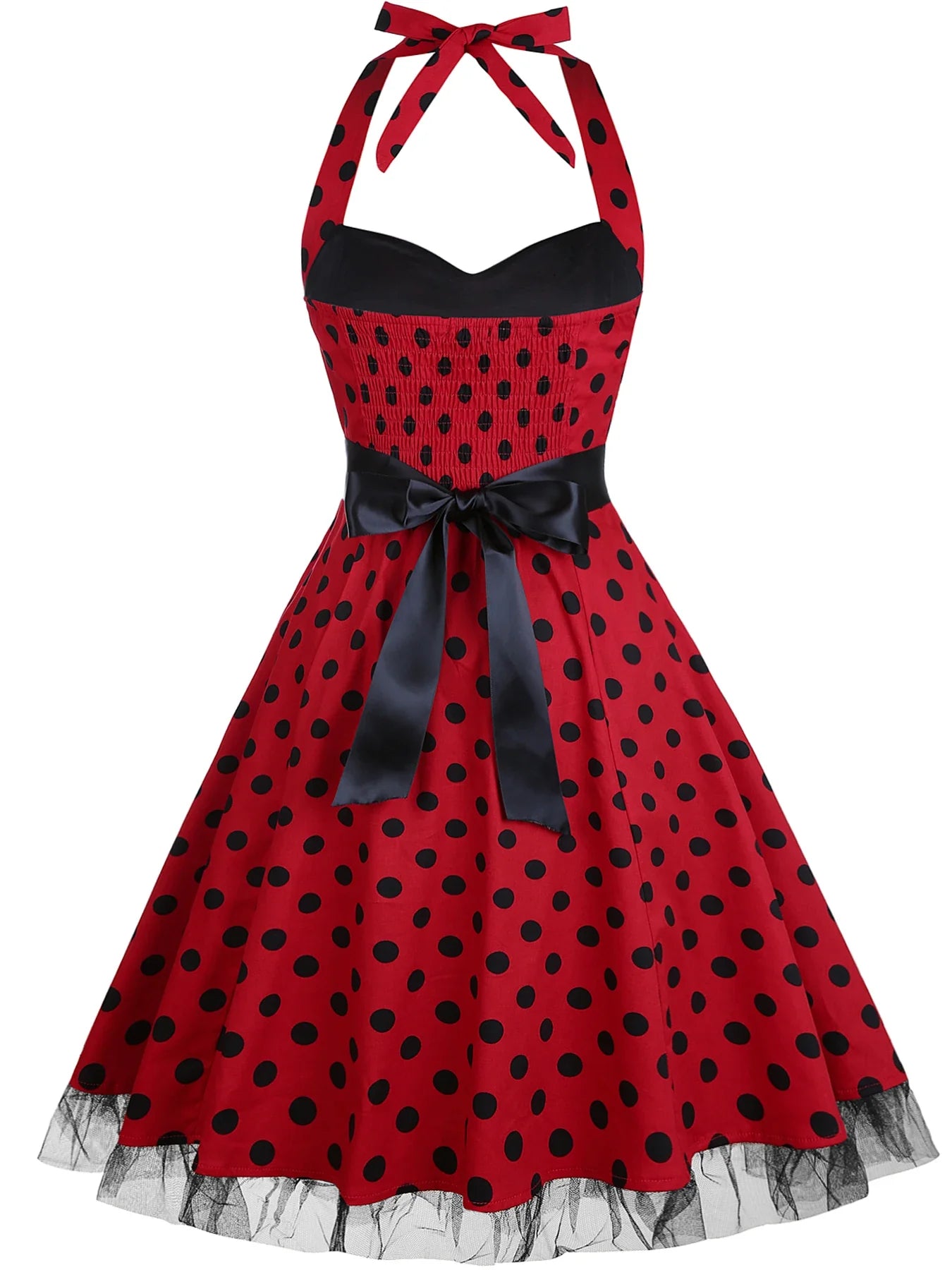 The Audrey Polka Dot Halter Dress from the Lavishly Me Edit at Lavishly Me