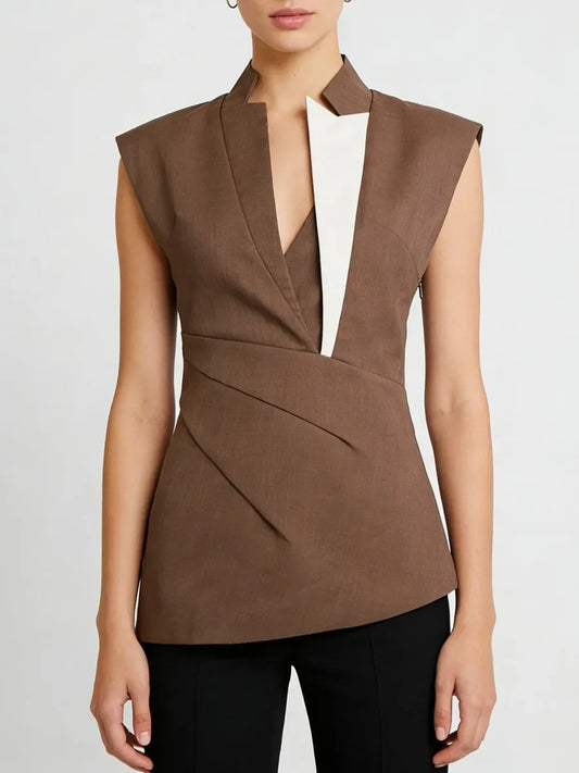 The Avant Colorblock Sculpted Vest from the Lavishly Me Edit at Lavishly Me