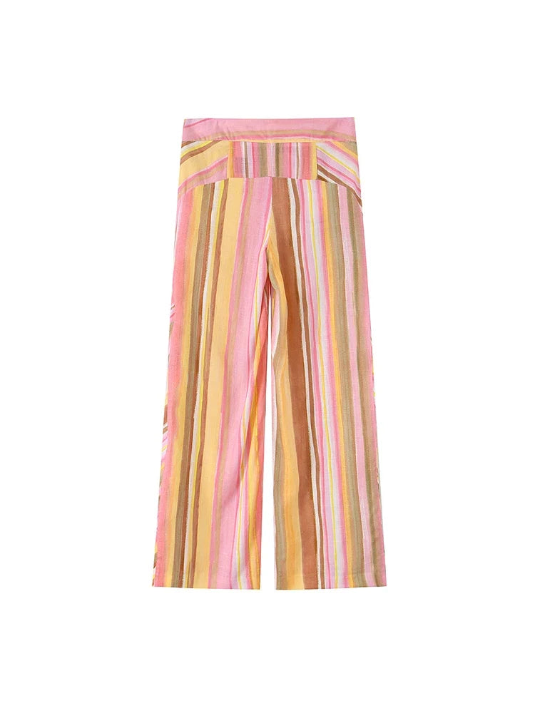 The Prism Stripe Wide-Leg Pants from the Lavishly Me Edit at Lavishly Me