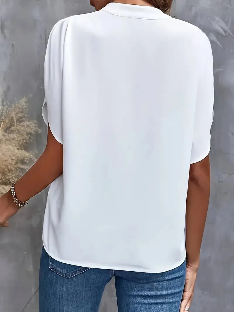 The Camille V-Neck Blouse from the Lavishly Me Edit at Lavishly Me