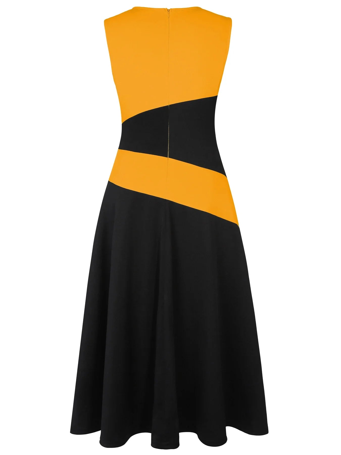 The Valencia Colorblock Swing Maxi Dress from the Lavishly Me Edit at Lavishly Me