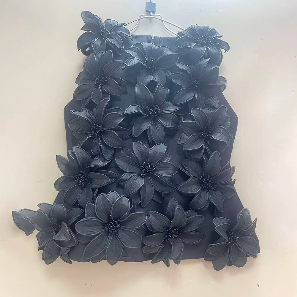 The Rosette Appliqué Zip Top from the Everyday Luxe at Lavishly Me