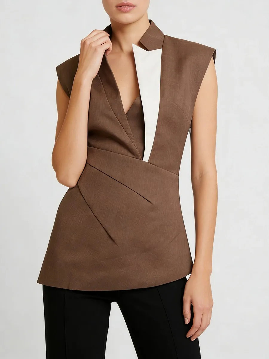 The Avant Colorblock Sculpted Vest from the Lavishly Me Edit at Lavishly Me