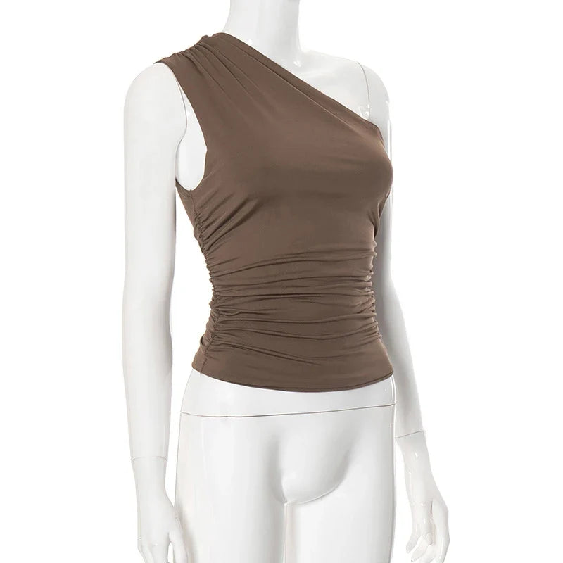 The Sienna One-Shoulder Tank from the Lavishly Me Edit at Lavishly Me