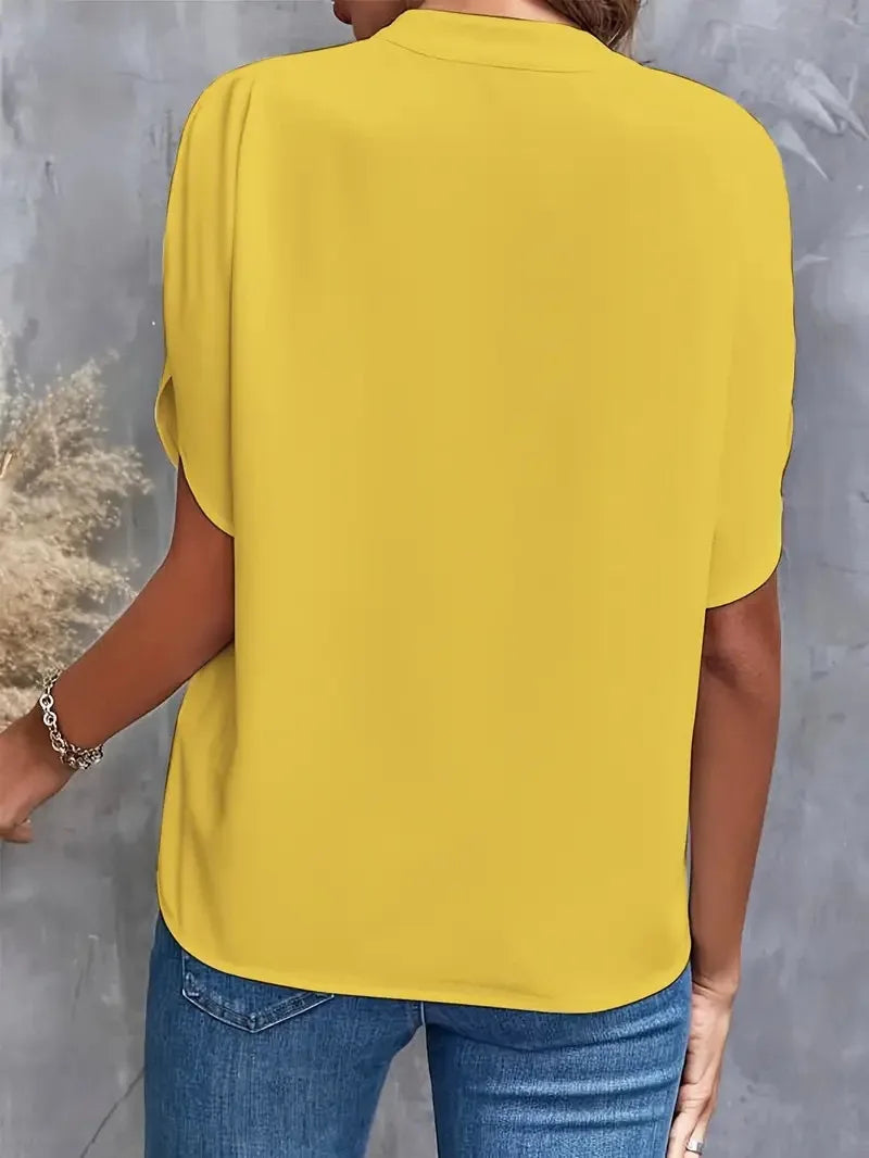 The Camille V-Neck Blouse from the Lavishly Me Edit at Lavishly Me