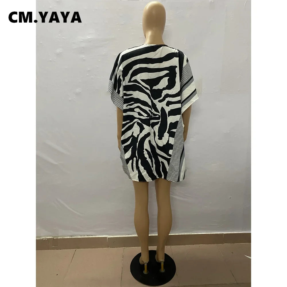 The Zaria Zebra Tie-Front Blouse from the Lavishly Me Edit at Lavishly Me