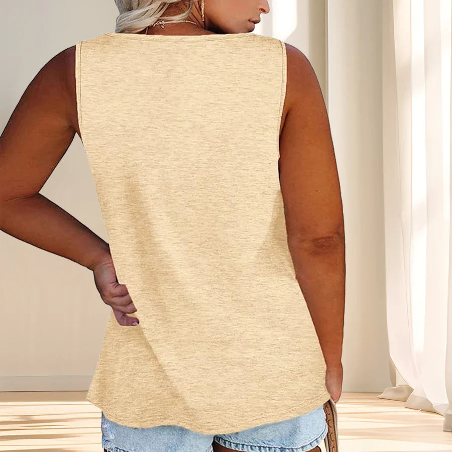 The Haven Button-Detail Tank