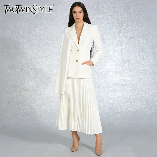 The Victoire Cape Blazer Set from the Everyday Luxe at Lavishly Me