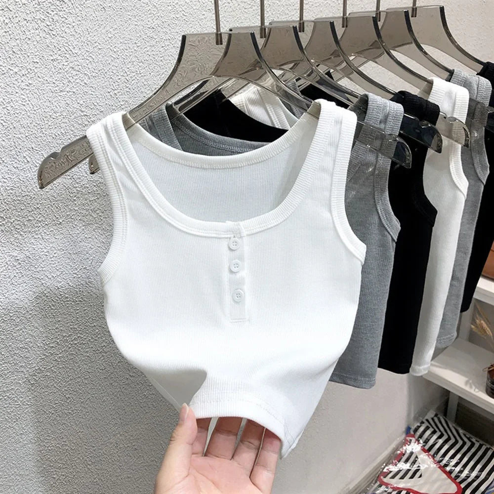 The Harper Ribbed Button Tank from the Lavishly Me Edit at Lavishly Me