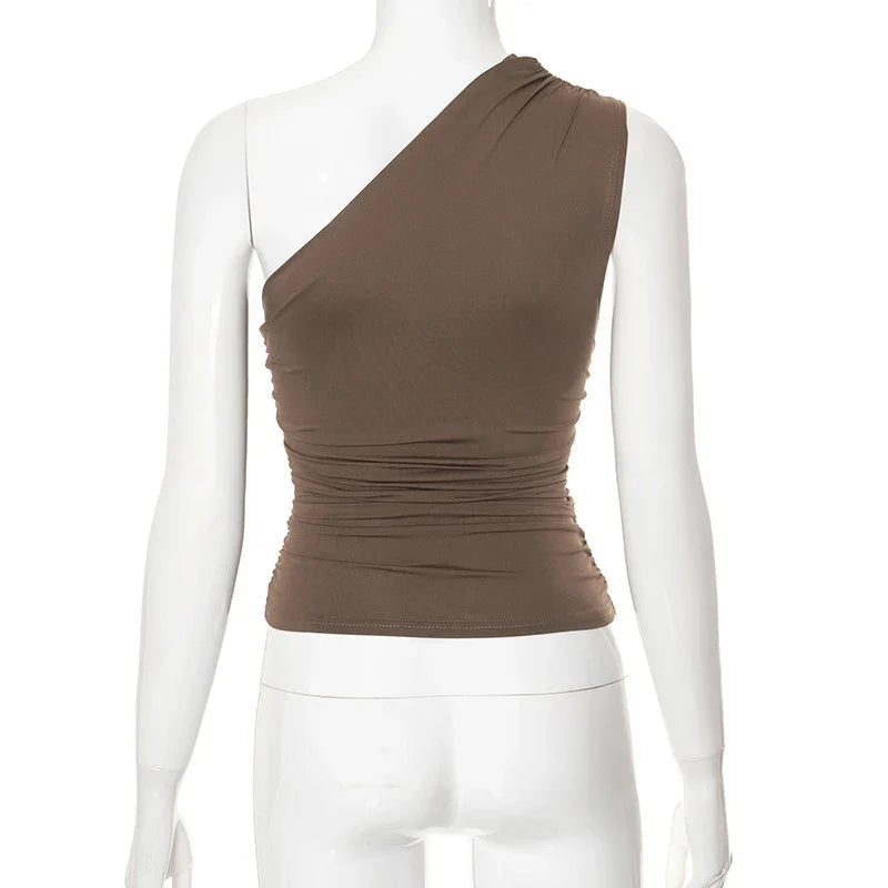 The Sienna One-Shoulder Tank from the Lavishly Me Edit at Lavishly Me