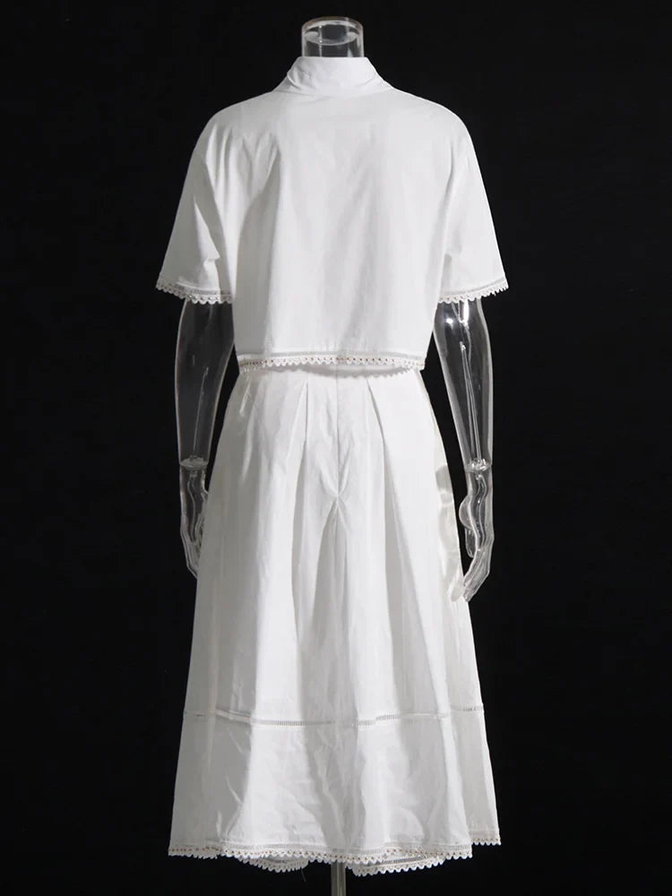 The Kensington Collared Skirt Set from the Everyday Luxe at Lavishly Me
