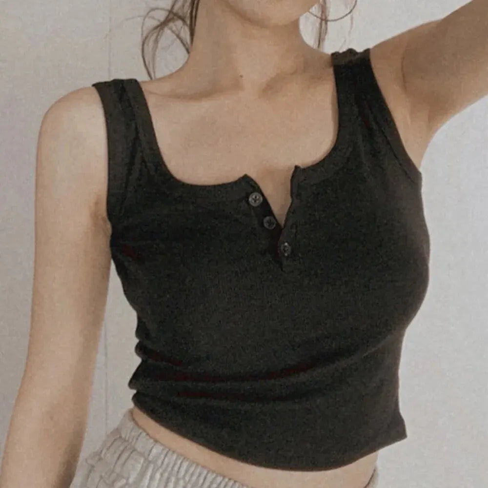 The Harper Ribbed Button Tank from the Lavishly Me Edit at Lavishly Me