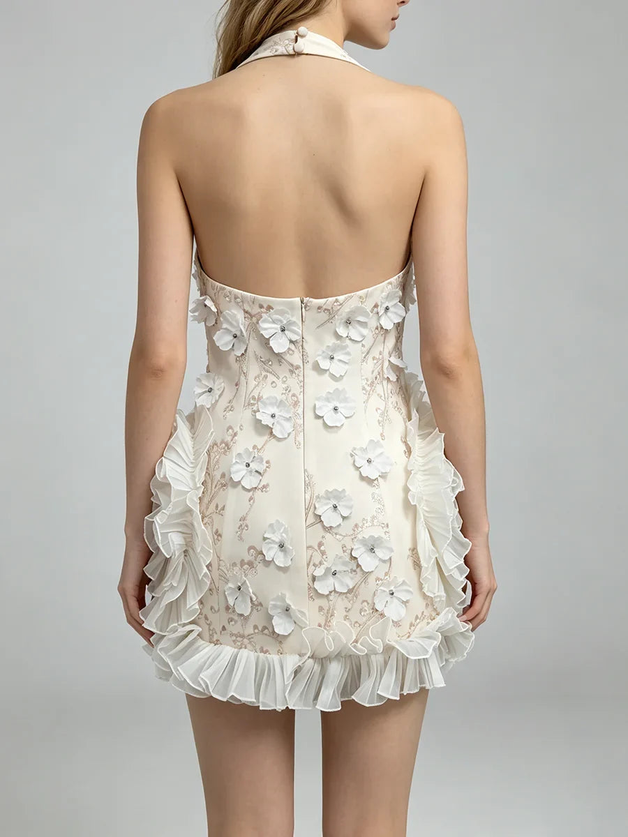 The Isla Floral Halter Dress from the Soft & Sophisticated at Lavishly Me