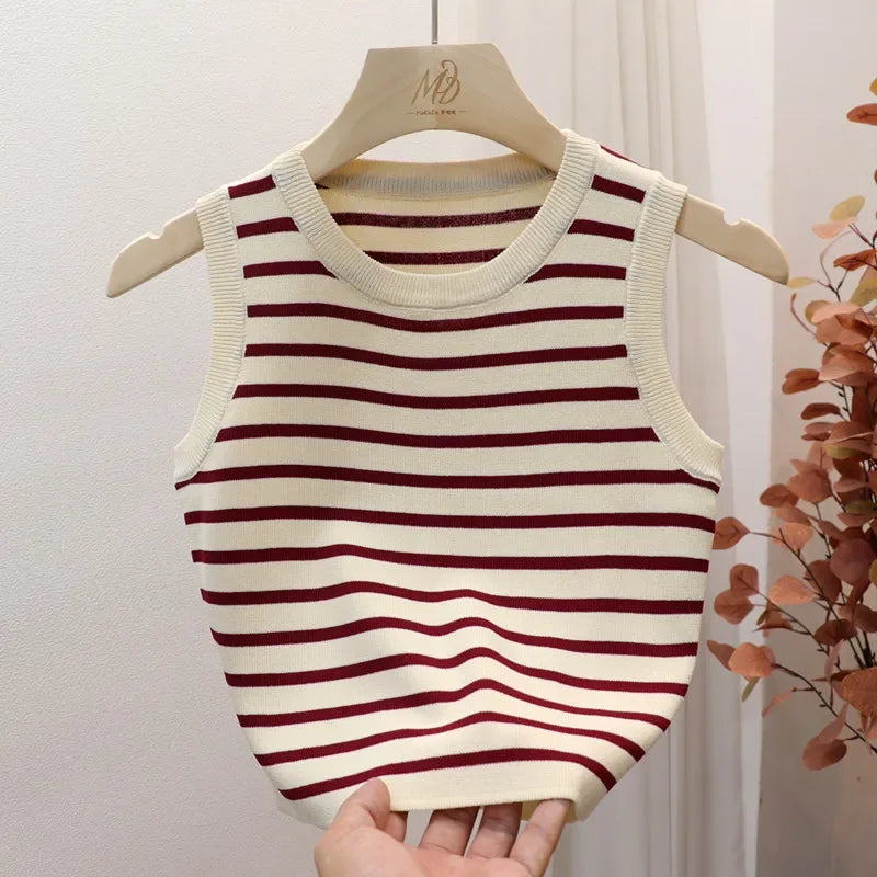 The Riviera Stripe Knit Tank from the Lavishly Me Edit at Lavishly Me