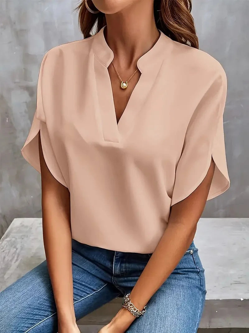 The Camille V-Neck Blouse from the Lavishly Me Edit at Lavishly Me